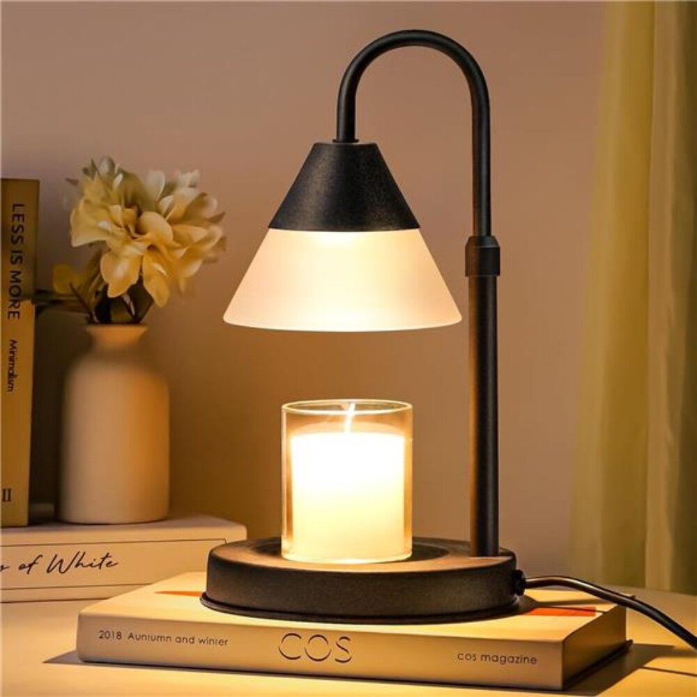 Dimmable Candle Warmer Lamp with Timer Adjustable Height, Valentines Day